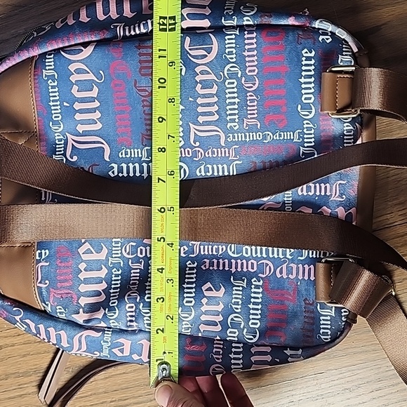 Juicy Couture Blue and Brown Logo Backpack main image 7